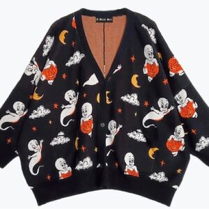 Black Ghost and Rose Cardigan